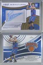 2015 Panini Clear Vision Signatures Gold /25 Kristaps Porzingis Rookie Auto RC