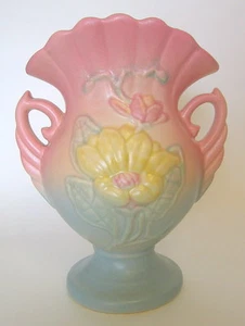 Rumpfkunst Magnolia Vase Vintage Curio Nummer 12 1940er 6 bis 7 Zoll WIE BESEHEN - Bild 1 von 10