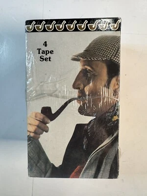 Sherlock Holmes Mystery Classics Box Set of 4 VHS Tapes BRAND NEW SEALED 1940s - Image 1 of 4