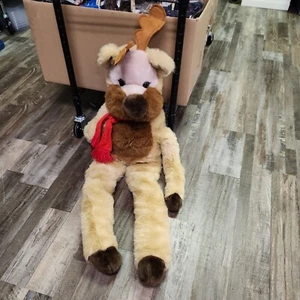 Vintage 1991 Creative Marketing Concepts Reindeer Plush Stuffed Animal - Picture 1 of 6