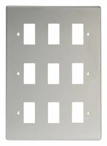 Varilight XDCPG9 PowerGrid Cromo Pulido 9 Velocidades Placa de Rejilla (Triple Placa Doble) - Imagen 1 de 1