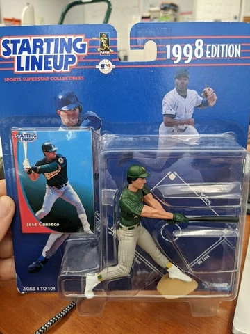 Jose Canseco Oakland Athletics Action Figure Kenner Toy 1998 Edition Sealed Cover
