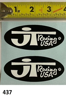 2! JT RACING sticker decals Vintage RM YZ KX CR 125 250 360 400 500 VMX AHRMA  - Image 1 of 4