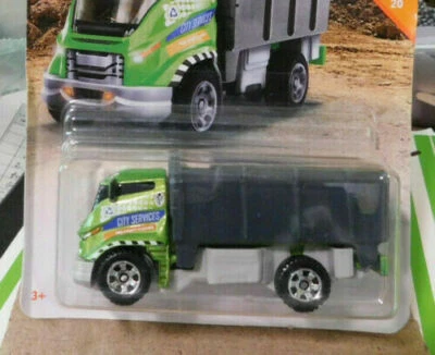 HW742 MATCHBOX TILT N TIP  CONSTRUCTION MBX CASE N 2019 DUMP TRUCK 7/20 - Image 1 of 2