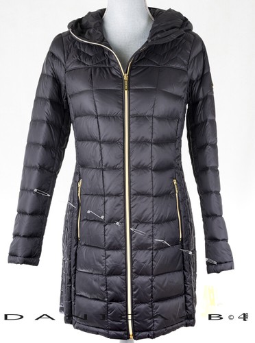 Coppotto tampone trapuntato Michael Kors confezionato trapuntato XS nero