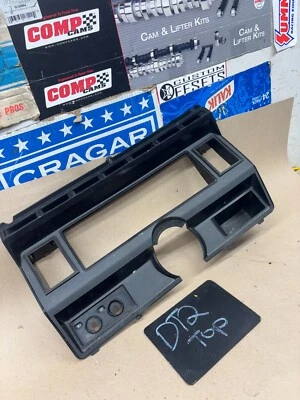 1980-1986 F150 F250 F350 BRONCO GAUGE CLUSTER TABLERO BISEL MOLDURA GRIS AIRE ACONDICIONADO AIRE ACONDICIONADO Foto 1 de 4