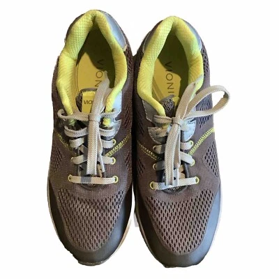 Zapatillas deportivas Vionic 335 Emerald 9030 para mujer talla 9 gris/amarillo tejidas con cordones Foto 1 de 4