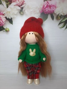 ♡Puppe nach Tilda Art ♡Künstlerpuppe ♡  top Qualität Unikat Handarbeit 30 cm - Bild 1 von 2