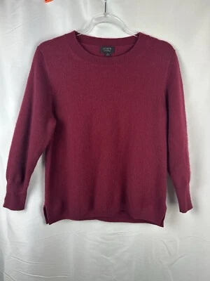 Suéter de cachemir J Crew para mujer talla XL se ajusta como un mediano. Granate.  Foto 1 de 4