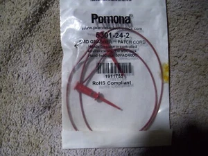 Pomona 5301-24-2 MiniGrabber Patch Cord Test Clip, 24 Pollici - Foto 1 di 1