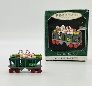 Candy Car-Noel`1997`Miniatur-voll mit Leckereien-Weihnachtssüßigkeiten,Punze Ornament - Bild 1 von 10
