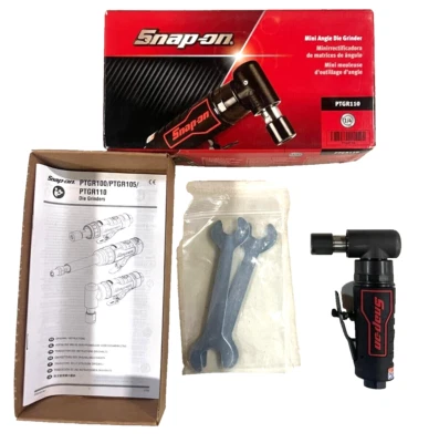 Nueva mini amoladora de troqueles Snap-on™ PTGR110 1/3 hp 1/4" hexagonal en ángulo recto Foto 1 de 4