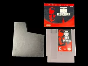 Vintage Nintendo NES The Hunt For Red October Video Game - Picture 1 of 7
