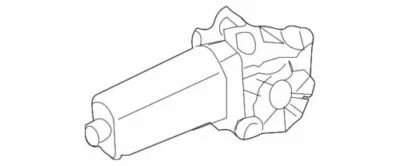 Motor de ajuste de asiento de pasajero derecho genuino 07-15 Mercedes-Benz 006-820-66-42 Foto 1 de 2