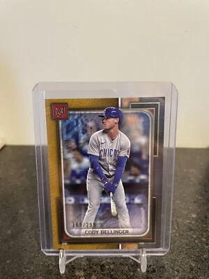 2023 Topps Museum Collection CODY BELLINGER #/299    #51 Chicago Cubs - Image 1 of 2