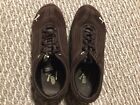 Women’s Puma Brown Suede Leather Lace Up Running Shoes Size 4