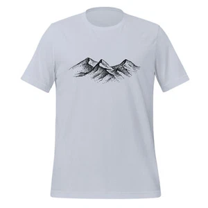 Berge TShirt, Wandershirt, Camping T-Shirt, Tasche Berg T-Shirt - Bild 1 von 4