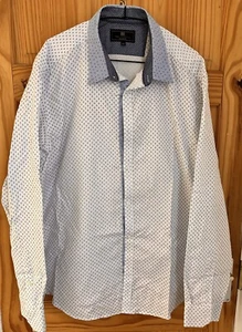 M&S Collection Tailored Fit Long Sleeve Pure Cotton Shirt Size XXL New - Picture 1 of 11