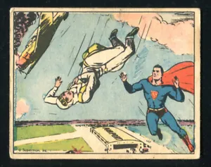 1940 Superman Gum Inc. #48 Death in the Air VG Very Good  - Picture 1 of 2