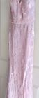 Nina Canacci Pink Sequin Rhinestone Strappy Long Dress Pageant Prom Gown 14 Nwt