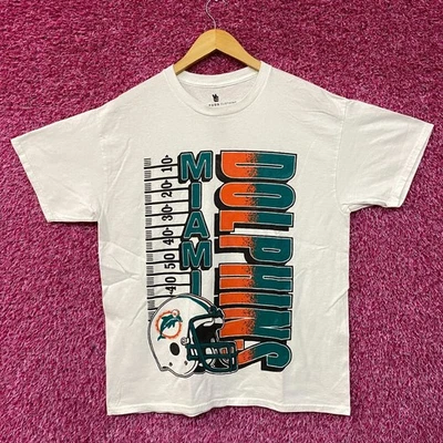 NFL Miami Dolphins Yardage Diseño Gráfico Camiseta Mediana Foto 1 de 4