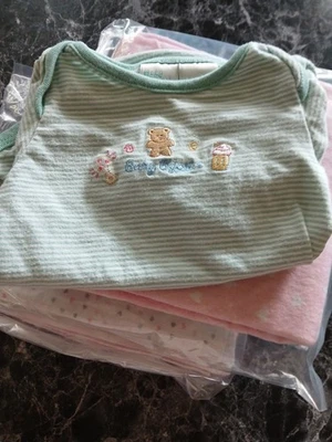 Комплект из 4 приемных одеял Baby B'gosh цельный/комплект от 0 до 3 месяцев бирюзово-зеленый - Изображение 1 из 4