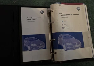VOLKSWAGEN PASSAT B6 05-10 OWNER MANUAL OPERATOR HANDBOOK WALLET - Picture 1 of 10