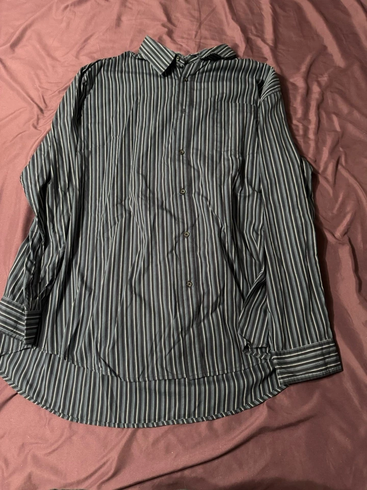 Camisa de vestir Basic Editions - Fácil cuidado - Para hombre 3XLT Foto 1 de 4