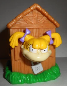 2000 Burger King RUGRATS Angelica Pickles Talking Club House 2 7/8" Non-Working - Picture 1 of 7