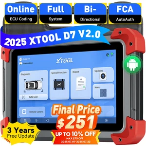 XTOOL USED D7 Auto All System Diagnostic Bidirectional Key Programming Scanner - Picture 1 of 15
