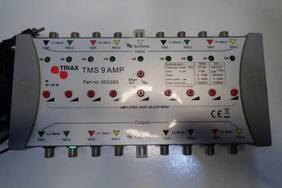 Triax TMS-9 Amplifier - (300365) Amplifier for 8 satellite polarities - Image 1 of 4