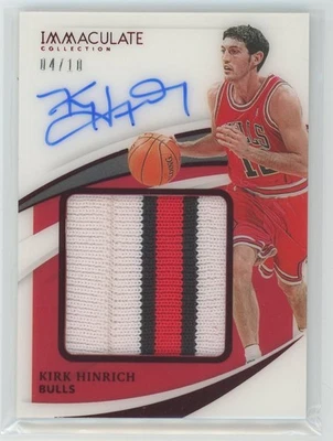 Parche premium Immaculate #PPA-KHI 2020-21 Kirk Hinrich rojo automático/10 Foto 1 de 2