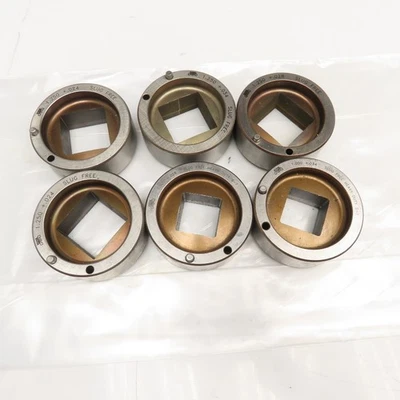 Mate 1.000 & 1.250 Square CNC Turret Slug Free Die 2-3/4"OD Lot Of 6 - Image 1 of 4