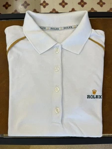 Rolex Polo Shirt Original, White, Size M - Picture 1 of 8
