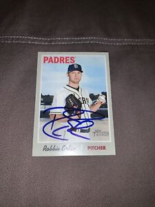 Robbie Erlin Signed 2019 Topps Heritage Card