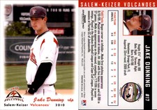 Jake Dunning 2010 Grandstand Salem-Keizer Volcanoes #NNO Card *AutographDen*