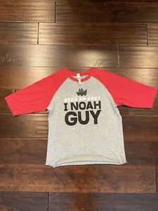 Noah’s Ark youth small 3/4 Length Baseball Sleeve Shirt Christian - Picture 1 of 2