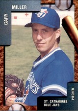 1992 St. Catharines Blue Jays Fleer/ProCards 3387 Gary Miller Pittsburgh PA Card