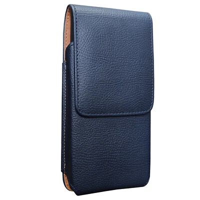 For iPhone 14 Plus/14 Pro/14 Pro Max Leather Pouch Case Belt Clip Loops Cover - Image 1 of 4