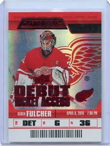 2019-20 Upper Deck Credentials Red #51 Kaden Fulcher 97/99 - Bild 1 von 2
