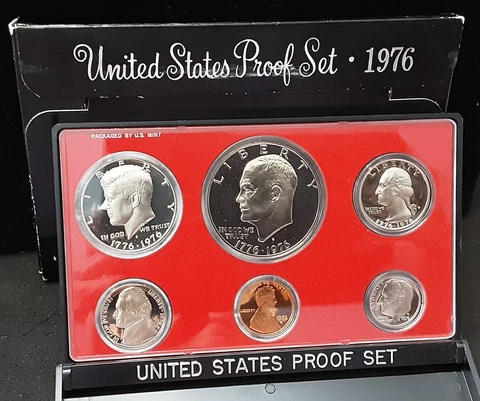 1976 U.S. PROOF SET - ORIGINAL BOX Cover