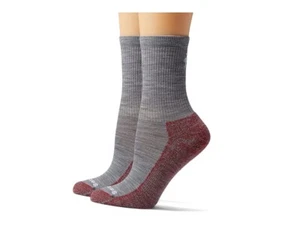 Smartwool Hike Light Cushion Crew Socks Toddler Large Light Grey Stretch ERK307 - Picture 1 of 10
