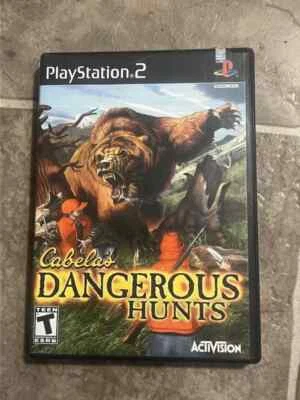 Cabela's Dangerous Hunts (Sony Playstation 2 PS2, 2003) CIB COMPLETE - Image 1 of 4
