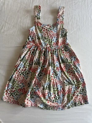 Mayoral Girls Dress Size 7 Summer Sleeveless Multicolor Floral - Image 1 of 3