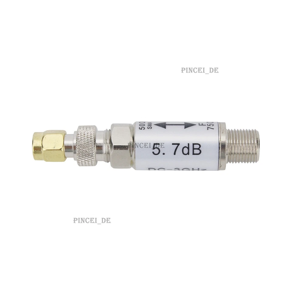 0-3GHz SMA Male to F Female Connector 50-75ohm Impedance Converter Radio Acc - Image 1 of 4