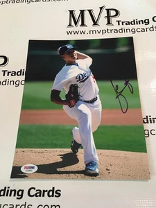 JULIO URIAS Authentic Rookie Autograph 8x10 L A Dodgers Photo PSA/DNA - Picture 1 of 1