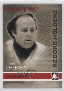 2006-07 ITG Between the Pipes Record Holders Gerry Cheevers #150 HOF