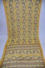 Fashionable Multi Saree Chiffon Silk Small Floral Print Craft Sari Fabric Sari