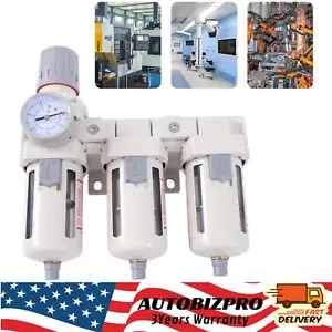 1/2" NPT Luftdruckregler Lufttrockner Filter Druckwasser Falle Separator - Bild 1 von 16