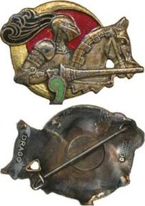 9° Régiment de Spahis Algériens, chevalier,dos lisse embouti,Drago Déposé (5414) - Imagen 1 de 1